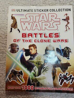 DK Star Wars Sticker Book Battles Of The Clone Wars Kids Activity 1000+ Stickers
